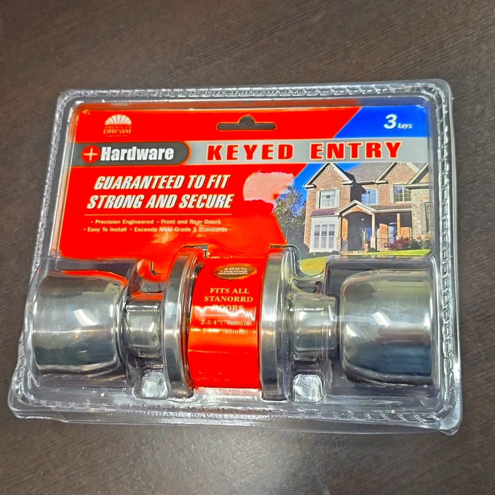 NWOT American Dream Hardware Keyed Doorknob